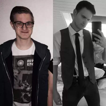 Me in 2016 VS now🥺