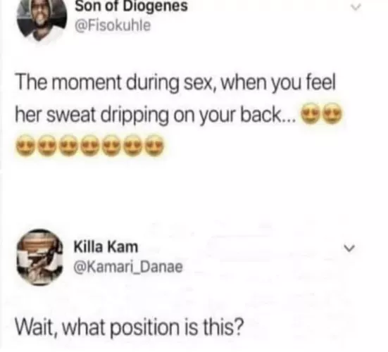 Most sensitive position ever😂😍
