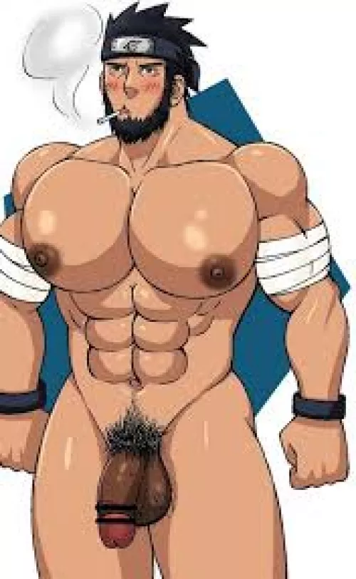 Muscle big breast sarutobi