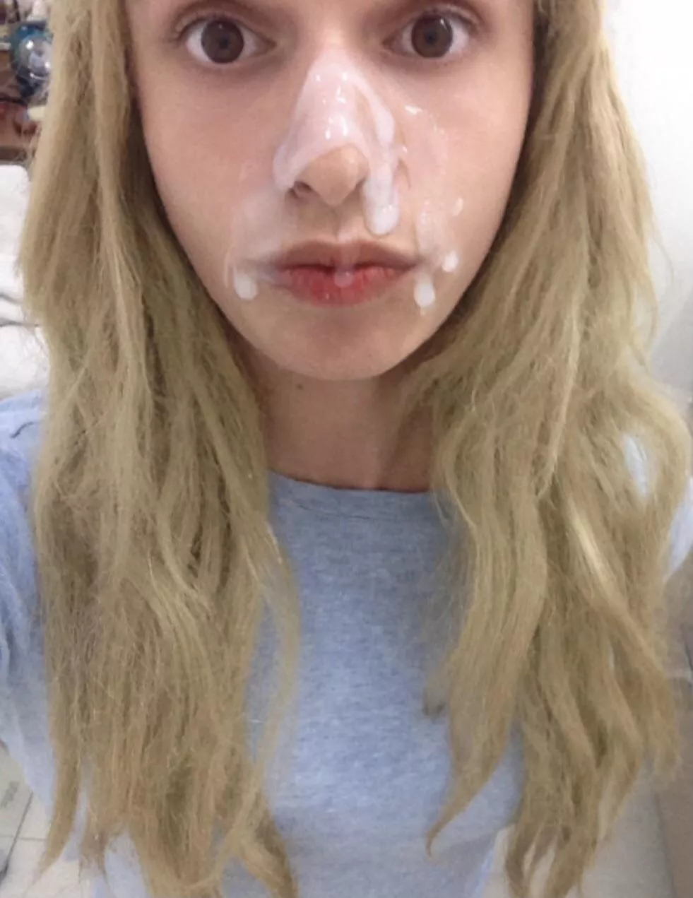 My Favourite cum facial, no one beat it yet 😍
