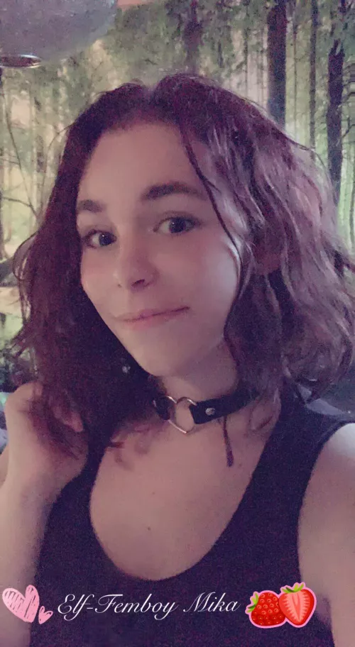 My first ever choked, all ready to wear in public ☺️💕🍓