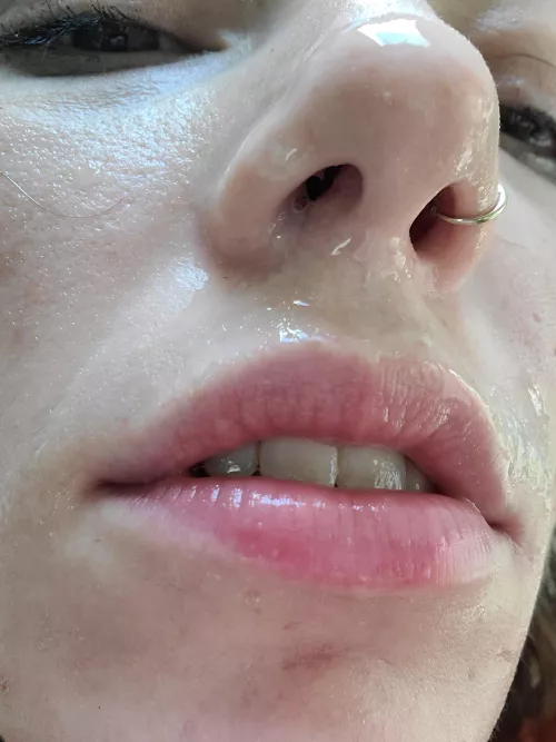 My first facial! 👻