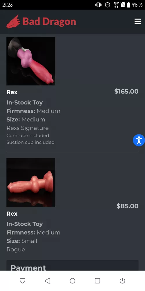 My first order from Bad Dragon. Lucky me,can't wait! ;D