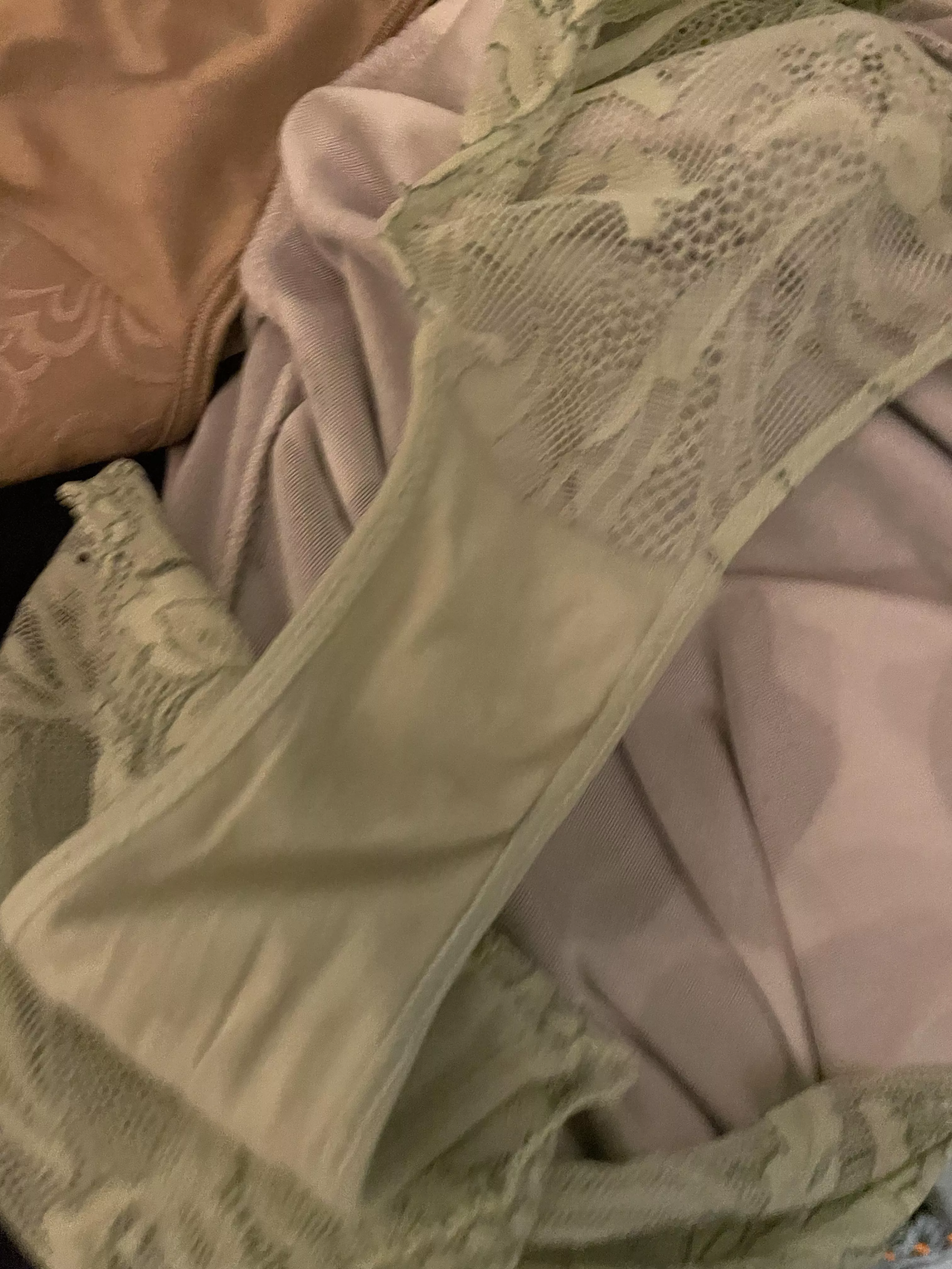 My friends sisters panties in the bathroom after our Halloween party she was definitely horny they were wet My friends sisters panties in the bathroom after our Halloween party she was definitely horny they were wet