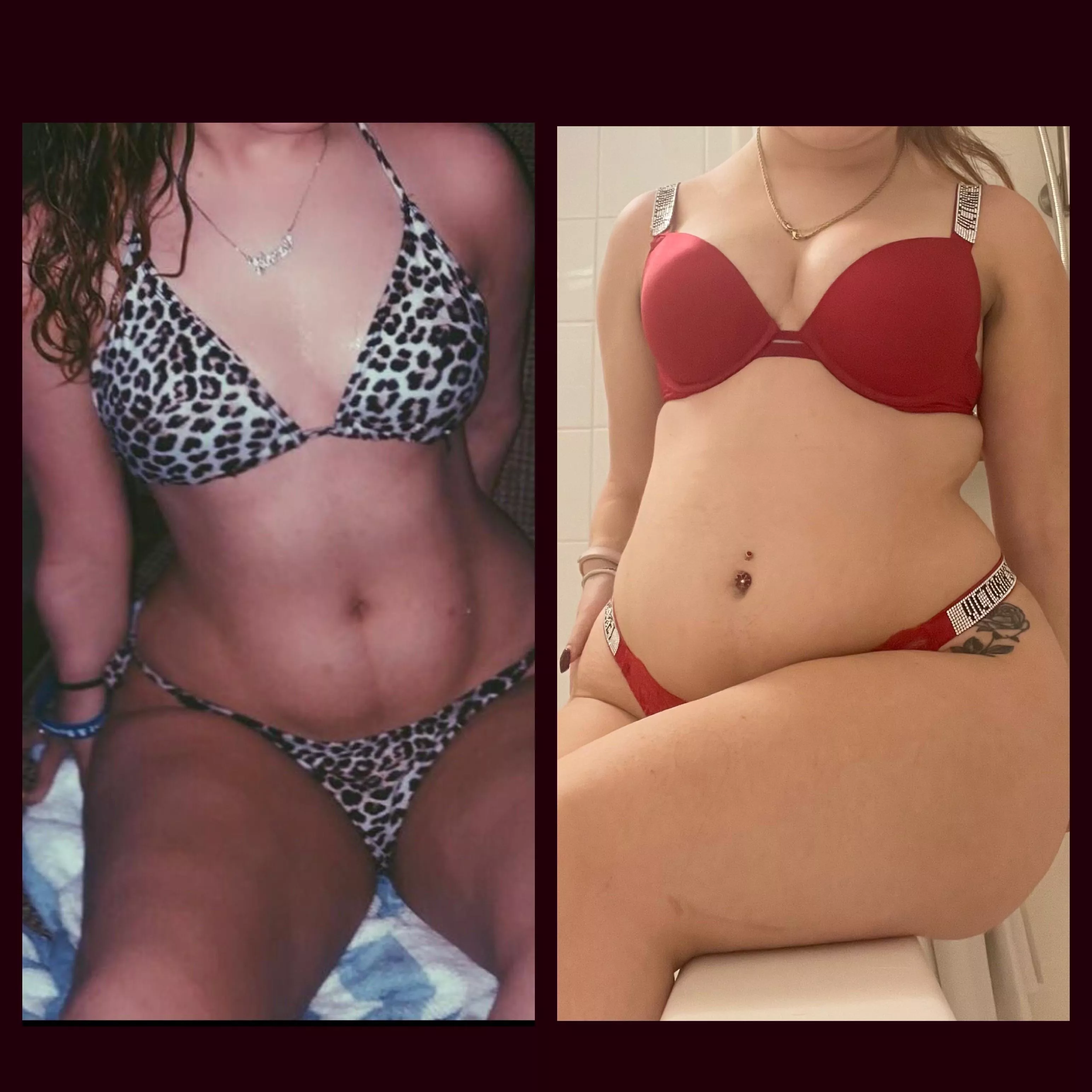 My girlfriend went from the body every girl wants to a fat pig 😏🥵