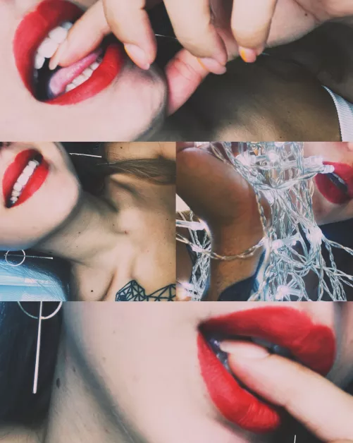 My mouth is for caressing your huge cock.💋🍌 my tongue loves to lick your head.👅 will you trust me with your cock?🔥Link below