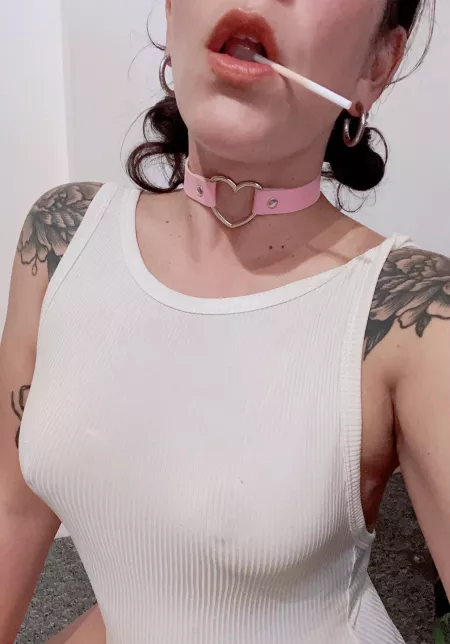 My sub got me this collar so I can torment him as Kitten 💖