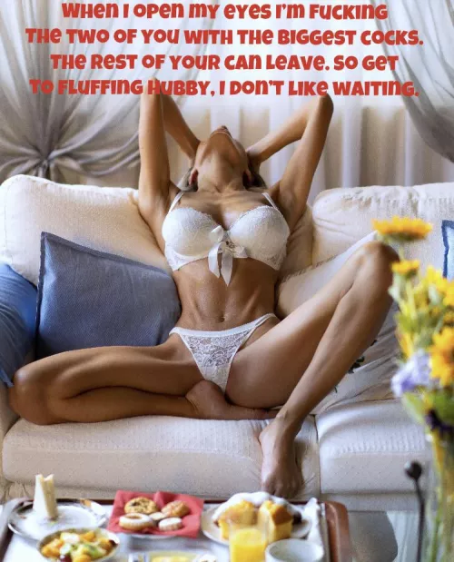 My wife likes to make choices. The more men the better. Here is how she chooses…