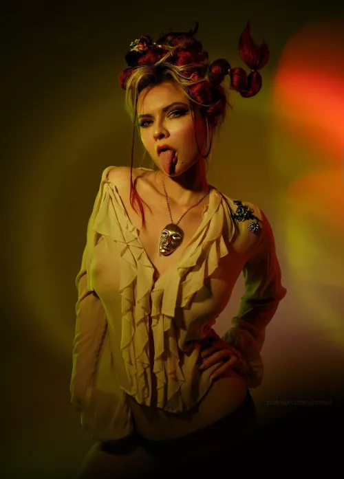 Mysterious Scorpio (original character), by me.~