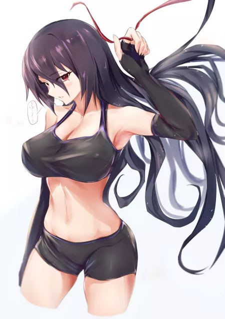Nagato's sexy workout clothes Nagato's sexy workout clothes