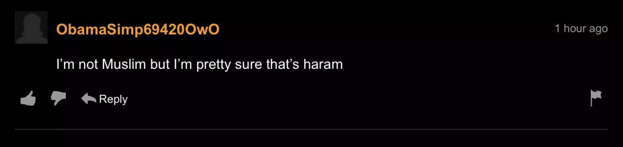 Nah that’s halal
