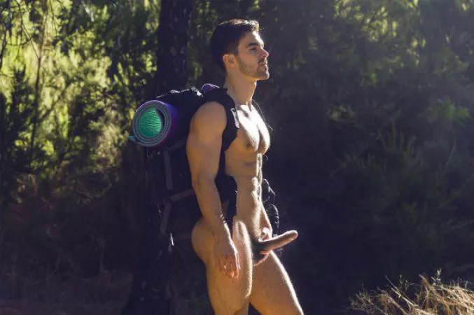 “Naked hiking” …
