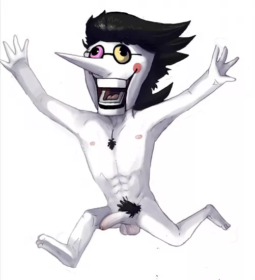 Naked spamton I made :>