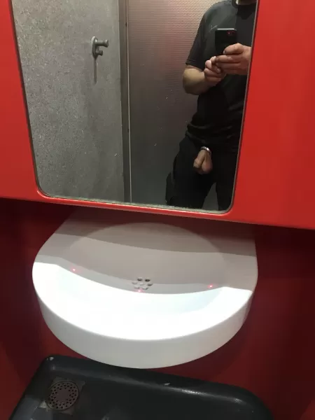 Need to get air in the highway toilet