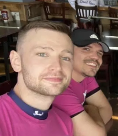 No better teammate out there than my husband (in the hat).