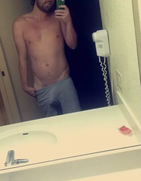 Not as big as most of the guys here but... a good dick print goes a long way