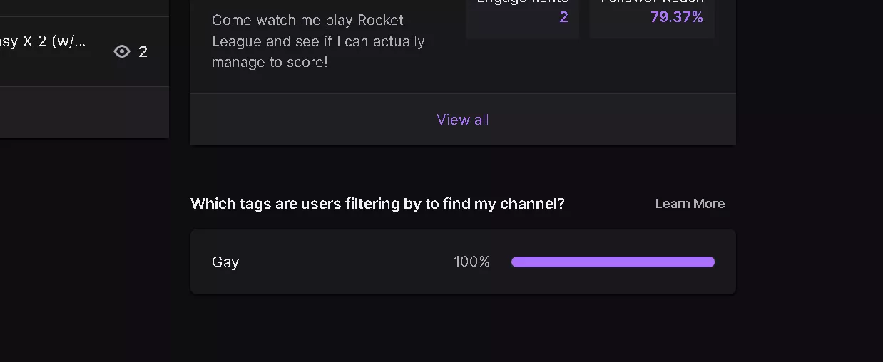 Not that there's anything wrong with this, but ... how are people finding my channel with this tag, if I've never used this tag before? Not that there's anything wrong with this, but ... how are people finding my channel with this tag, if I've never used this tag before?