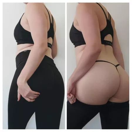 Nothing better than a bit of yoga with toys under my workout gear 😉