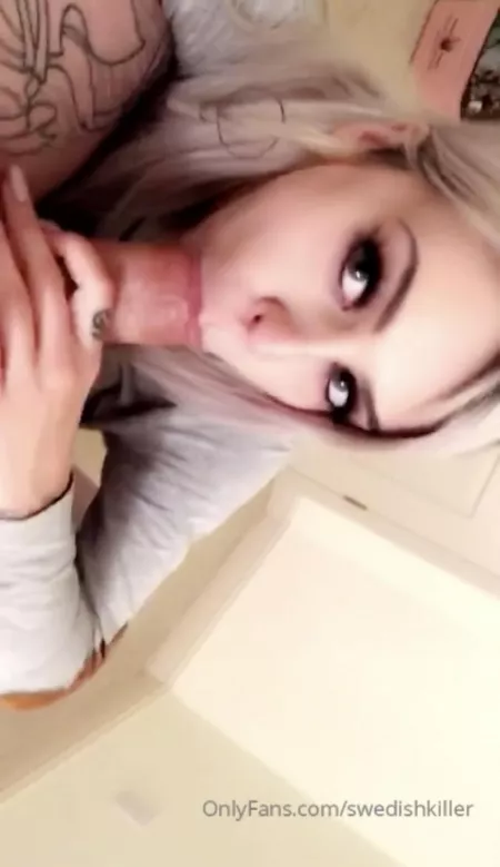 Now don’t forget to swallow