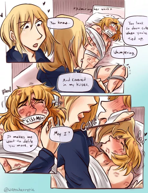 [OC] Doting domme can’t get enough of her adorable sub ♡