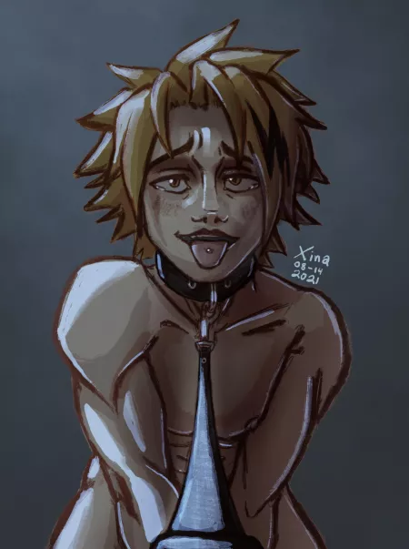 [OC] “Good Puppy” Sub Denki Kaminari (Art by me, Xina)