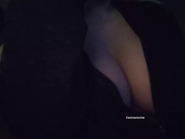 Old pic of me relaxing at home in my ex's hoodie