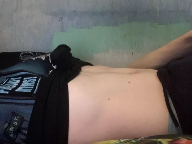 On a scale of one to ten, how sexy is my belly?