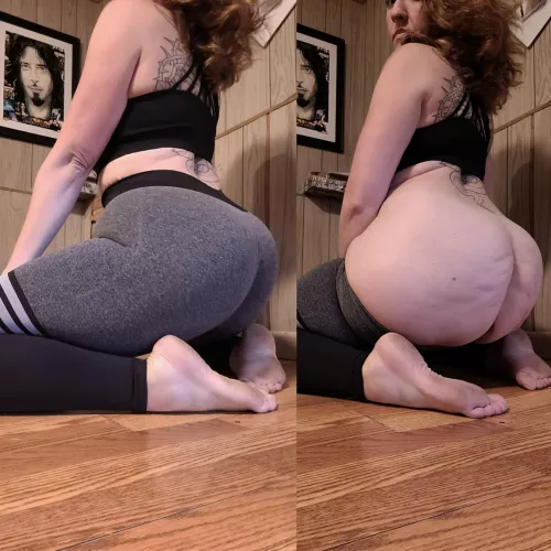 On and off, post run.