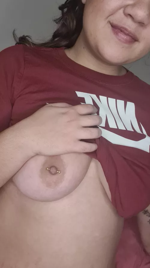 Only showing you the pierced one