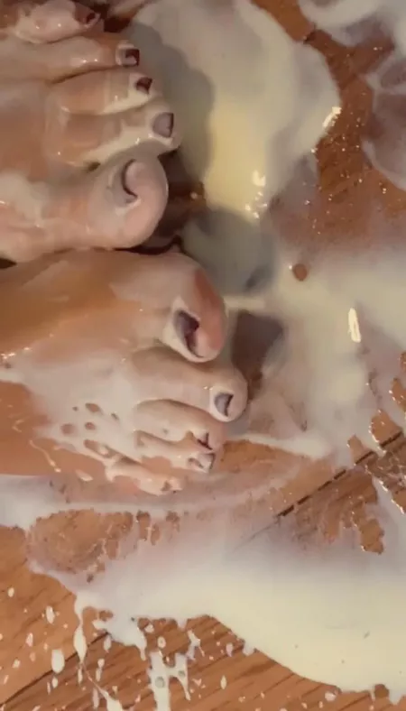 Oops I made a mess, can you come clean it up with your tongue?