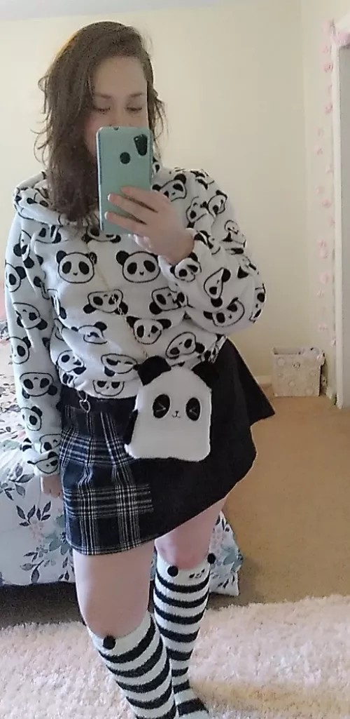 Panda bear baby 🐼💕