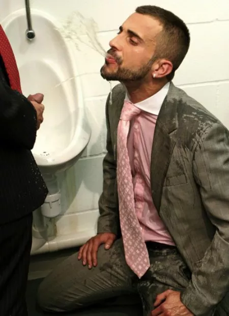 “Piss n suits” ...