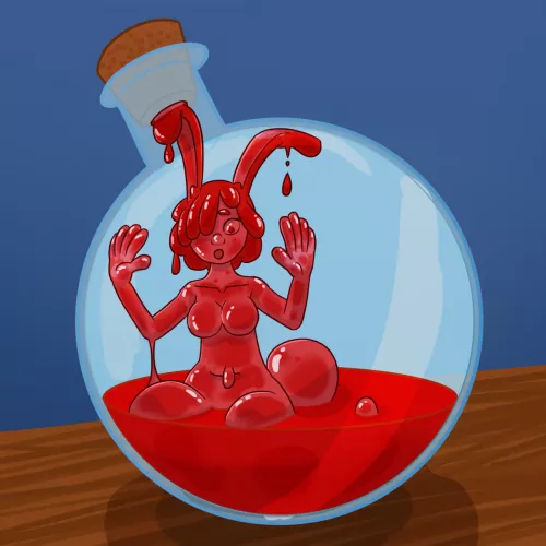 Please, I am a little slime girl and not a healing potion!