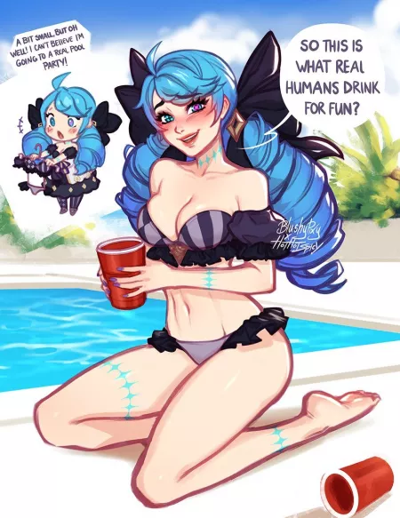 Pool Party Gwen [blushypixy]