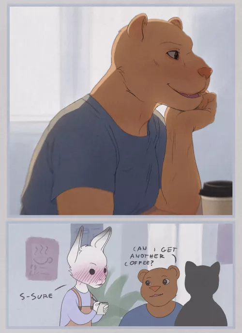 Poor lil guy has a type (art by me)