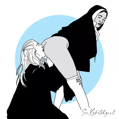 Praying (by Sexsketchgirl)