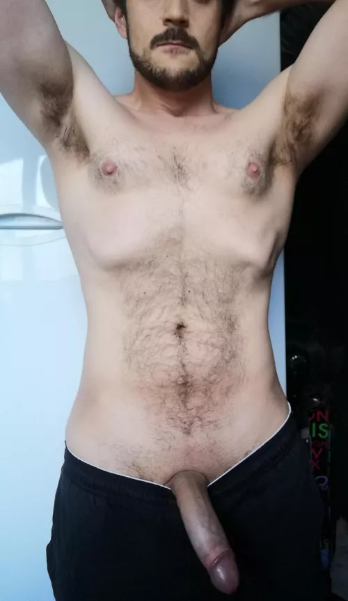 Progress photos before (M)y morning workout