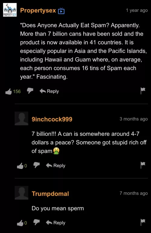PropertySex posts fun facts on their videos?