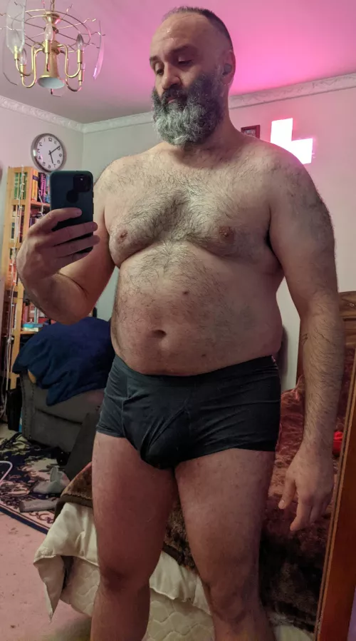 Quick post-run selfie. Wanna towel me off? Or lick me down?