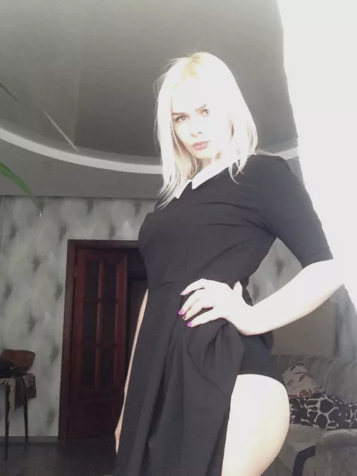 Ready to get her punishment