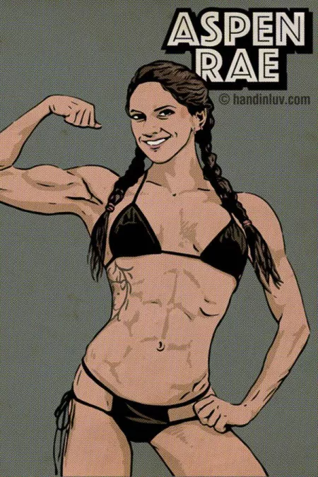Red hot Aspen Rae - social distance lunchbreak drawing. Without nosy co-workers I can make what I want