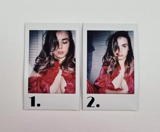red pj’s polaroid 2 ❤️