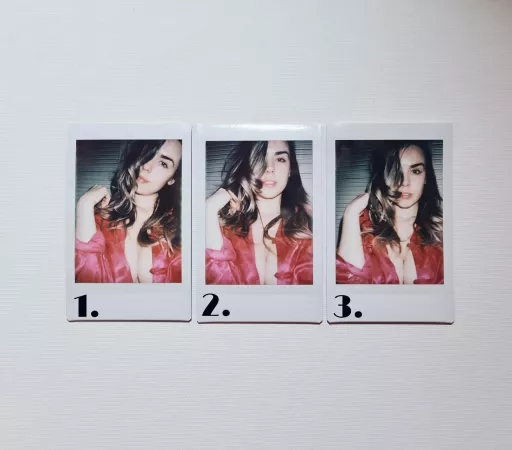 red PJ’s polaroids