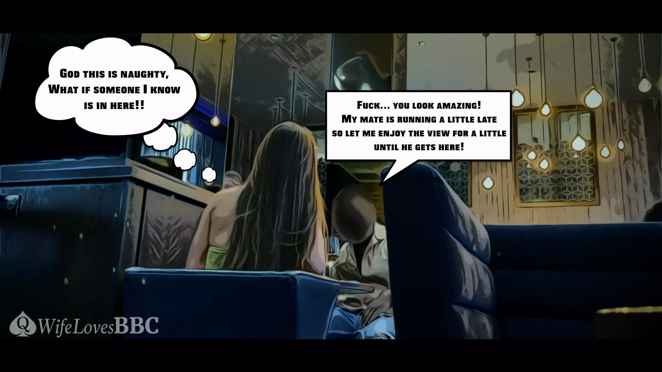Remaking our new 35min video into carton and captions! 😈😈 Wifelovesbbc!