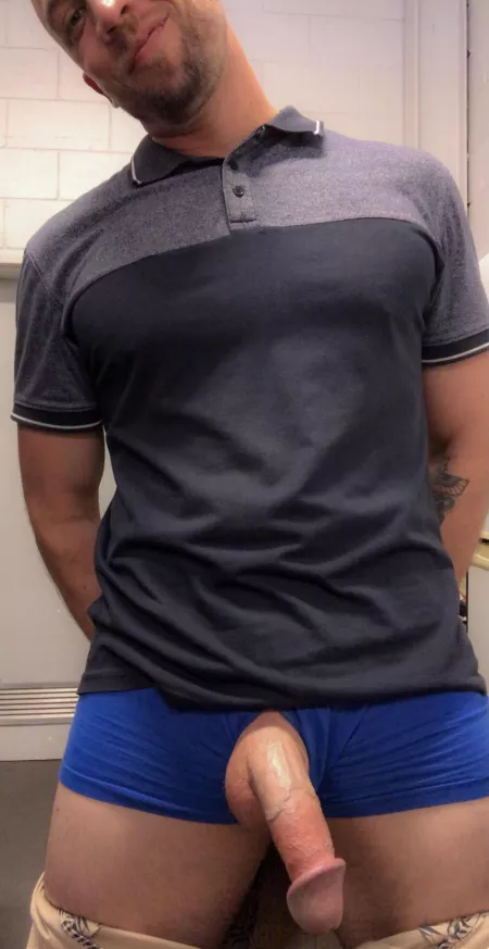 Risky work cock 😇