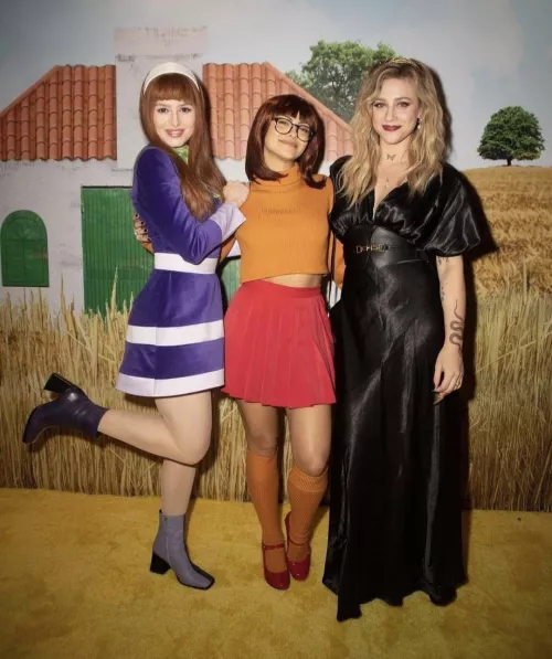 Riverdale girls Lili Reinhart Camila Mendes and Madeleine Petsch have me stroking hard today