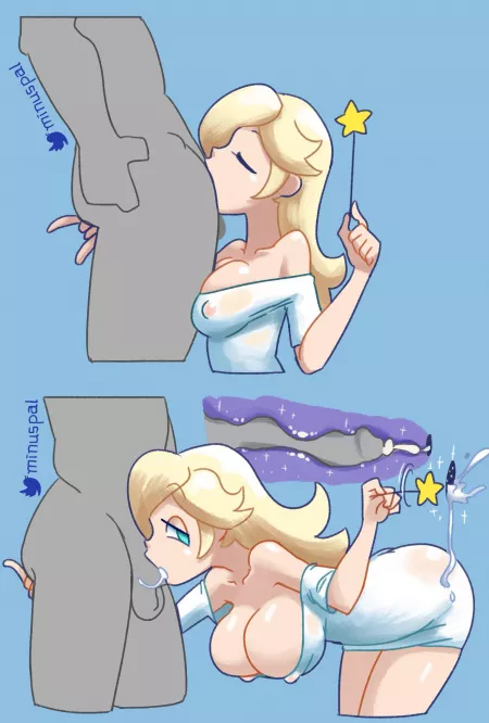 Rosalina using magic to her advantage