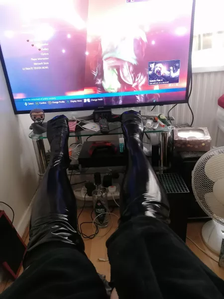 Saturday, stockings, sambucca, tekken 7, want to join me?