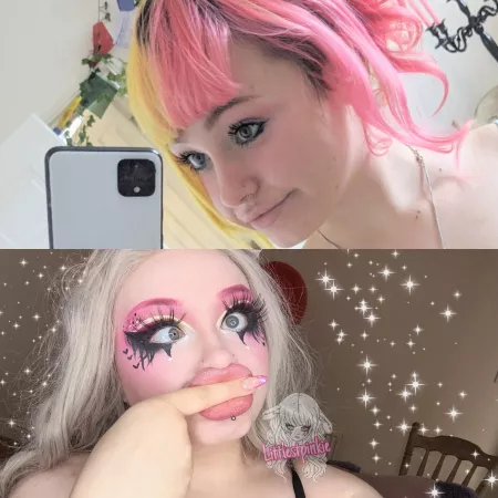 Self corruption <3 Hehe I got filler finally after not going for years. I have another appointment soon too. I can't wait to transform even more!