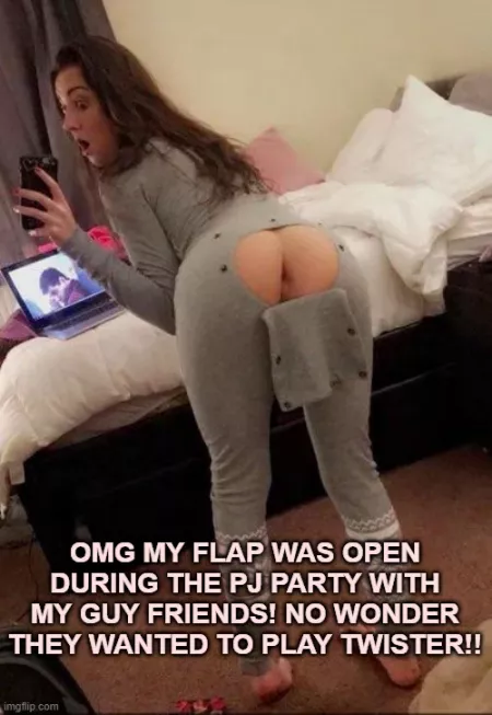 She can't have been that embarrassed considering she sent this pic to all of them too